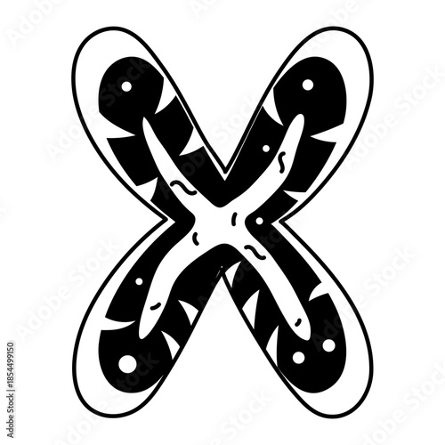 Hand drawn style illustration depicting nano device