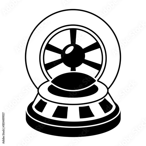 Hand drawn style illustration depicting nano device