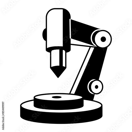 Hand drawn style illustration depicting nano device