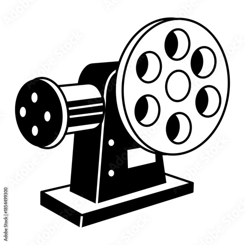 A doodle style illustration showing 3d printer