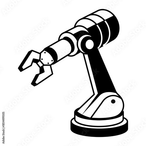 A doodle style illustration showing 3d printer