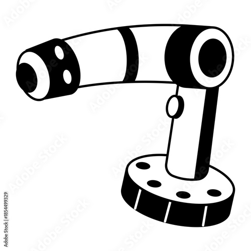 A doodle style illustration showing 3d printer