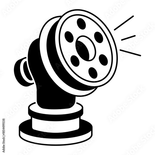 A doodle style illustration showing 3d printer