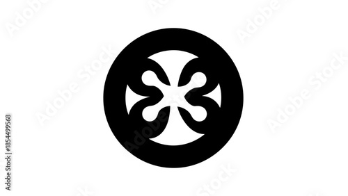 vector illustration of an abstract easter egg