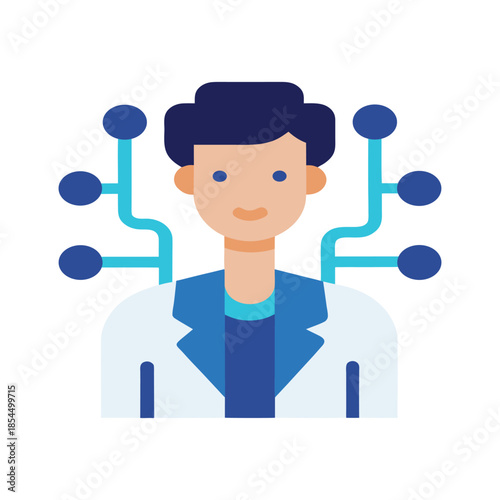 Ai Doctor Avatar Generated From Advanced Biotech Data