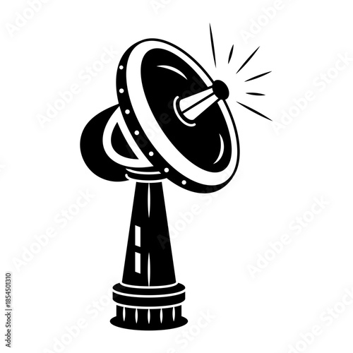 A drawing style illustration representing a holographic person