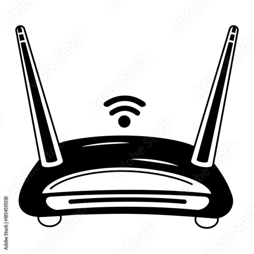 A drawing style illustration representing a holographic person