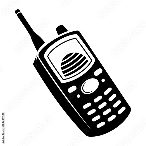 A drawing style illustration representing a holographic person