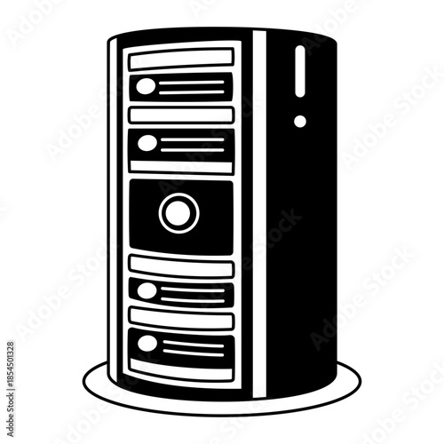 A drawing style illustration representing a holographic person