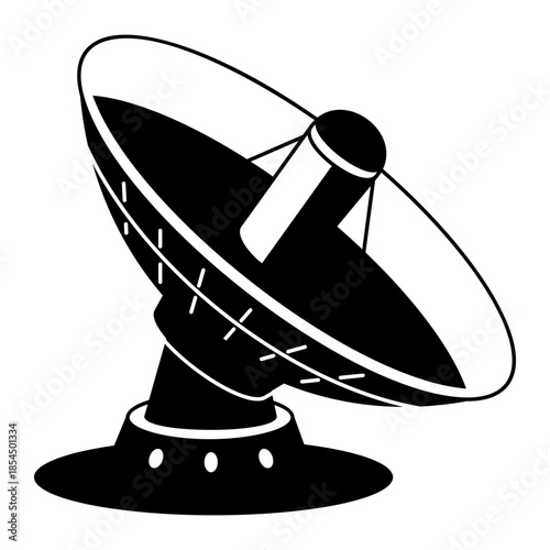 A sketchy style illustration showing a shortwave radio