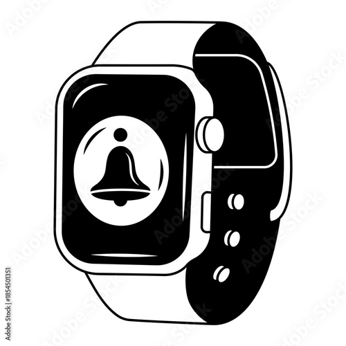 A drawing style illustration representing a holographic person