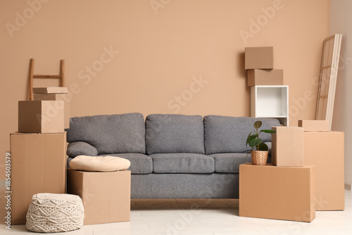 Interior of living room wit...