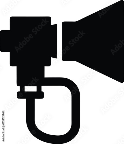 nebulizer silhouette vector illustration on transparent background