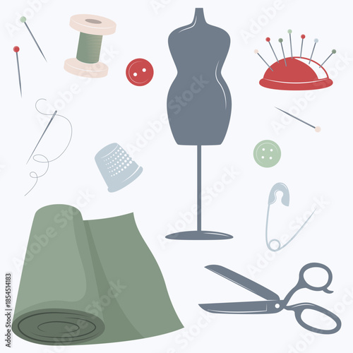 sewing items set