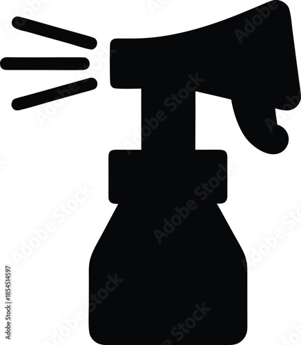 travel humidifier silhouette vector illustration on transparent background