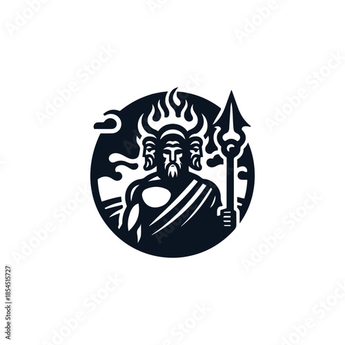 Hades God of the Underworld Logo