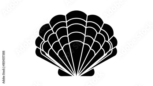 vector illustration of a black balloon