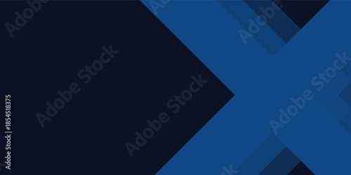 Blue black abstract background geometry shine and layer element vector for presentation design. Suit for business, corporate, institution, party, festive, seminar, and talks