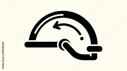 headphones on a white