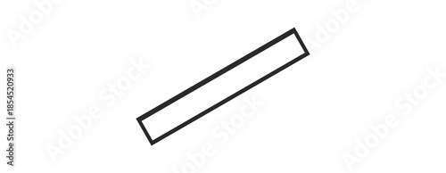 Square, Rectangle, Black, Collage Rectangle, Made of Paper, Photo Frame on Transparent Background