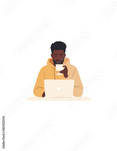 Coffee Lifestyle Illustration