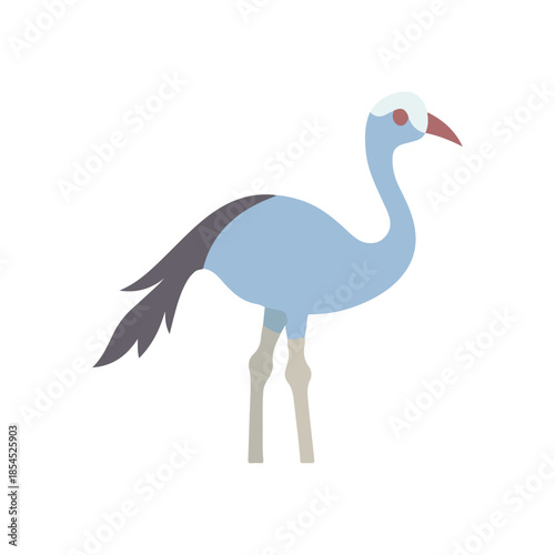 Crane, flamingo, bird, wildlife icon