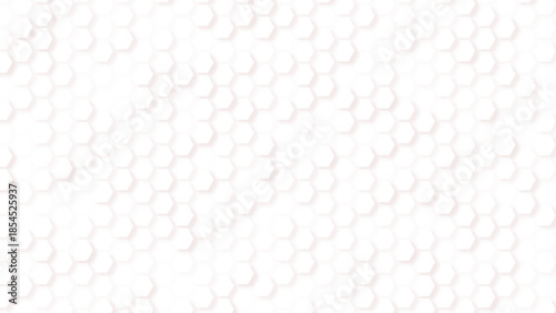 modern honeycomb background, vector illustration White seamless hexagon pattern, minimal geometric grid.
