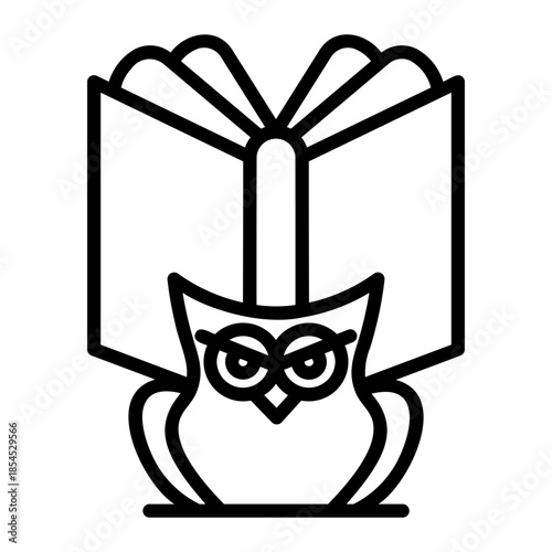 owl Line Icon