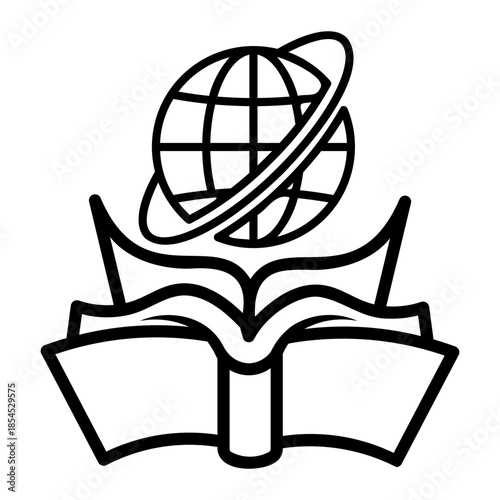 open book Line Icon