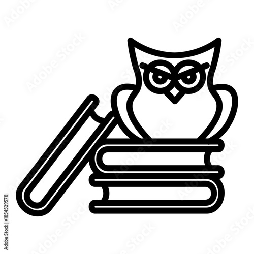 owl Line Icon