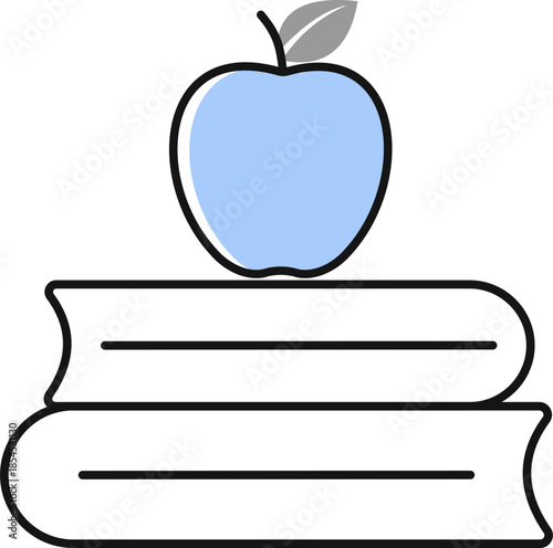 Apple on Book