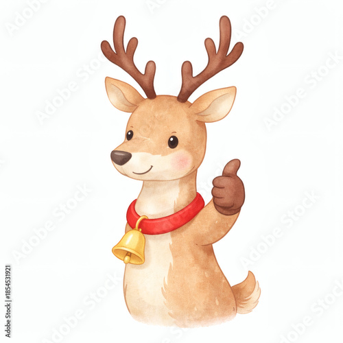 Cheerful Reindeer: A charmi...