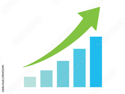 Business Growth Chart with Upward Arrow – Financial Success and Analytics Concept Free Download Business Growth Chart with Upward Arrow – Financial Success and Analytics Concept - GFXLoad