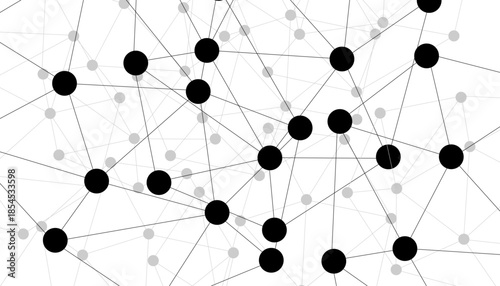 Abstract technology dot and line connection digital hi tech design concept background. Space for text. Vector illustration