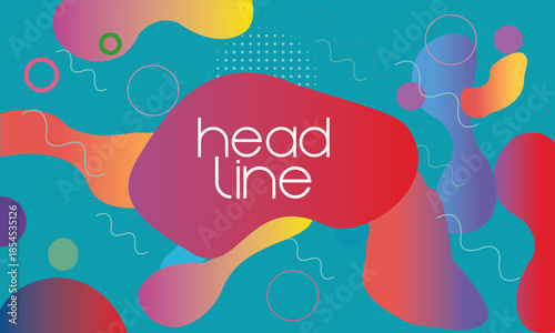 2018 music festival carnival posters, flyer, brochure cover set, abstract dynamic minimalist vibrant lines fluid summer colors shapes, concept pop art form music elements, tropical exotic modern style