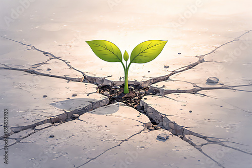 plant growing in the ground