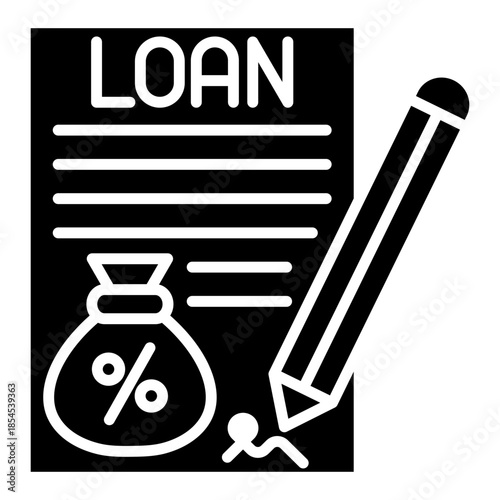 Loan Application Vector Icon