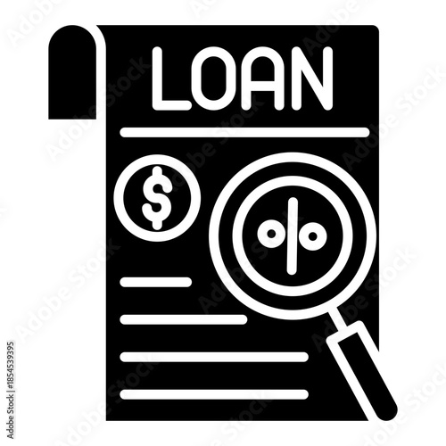 Loan History Vector Icon