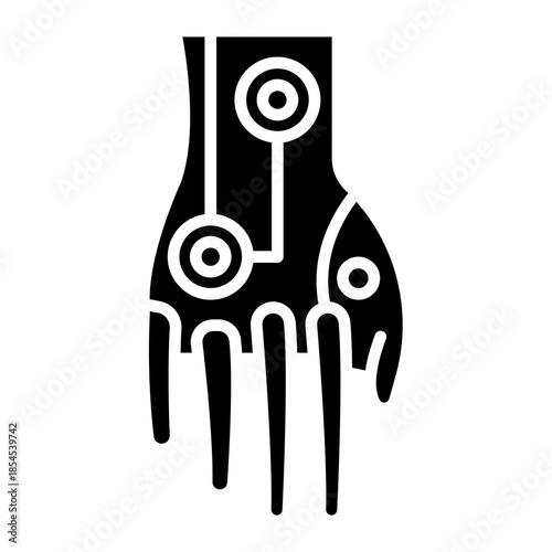 Cybernetic Limb Vector Icon