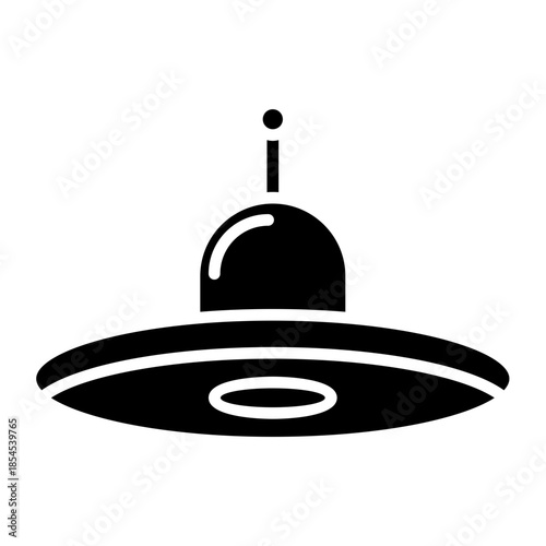 Alien Shipwreck Vector Icon