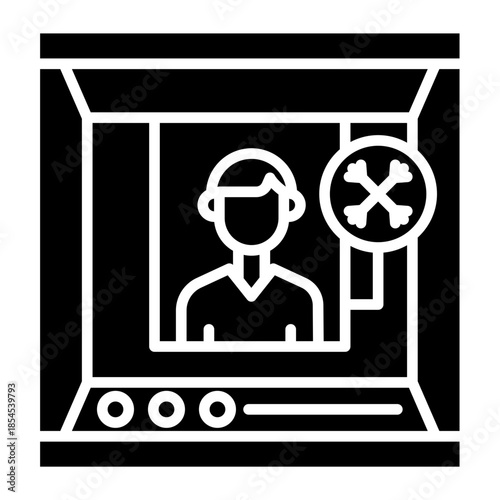 Cryogenic Stasis Pod Vector Icon