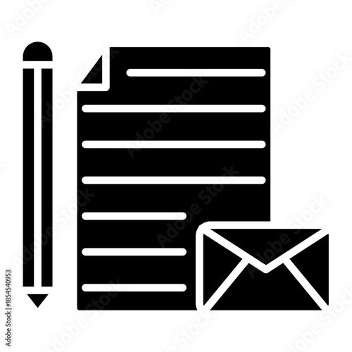 Contact Form Vector Icon