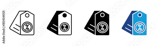 Sale icon set multiple style collection