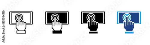 User Friendly icon set multiple style collection