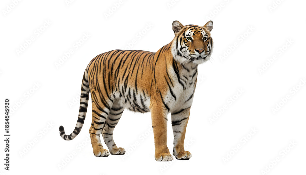 Obraz premium tiger isolated on transparent background