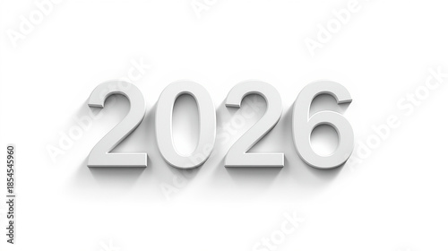 Bright 2026 White Text Render