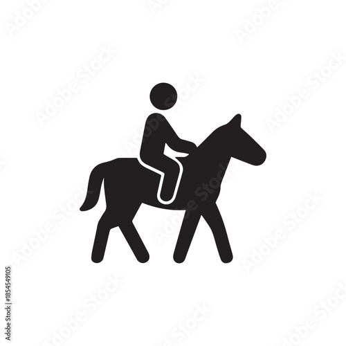 racehorse silhouette
