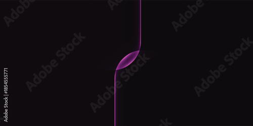 Abstract Purple Liquid Flowing Downward on Dark Background.