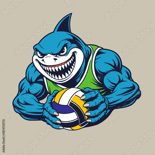  

Shark Volleyball Mascot Vector Illustration

 

 

