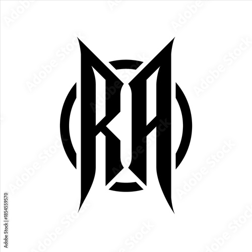 RA Monogram logo on white background